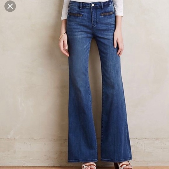 Anthropologie Denim - Pilcro Stet Wide Leg Flare Jeans